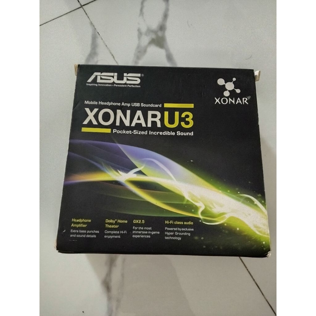 ASUS XONAR U3 Mobile Headphone Amp USB Soundcard Pocket-Sized Incredible Sound
