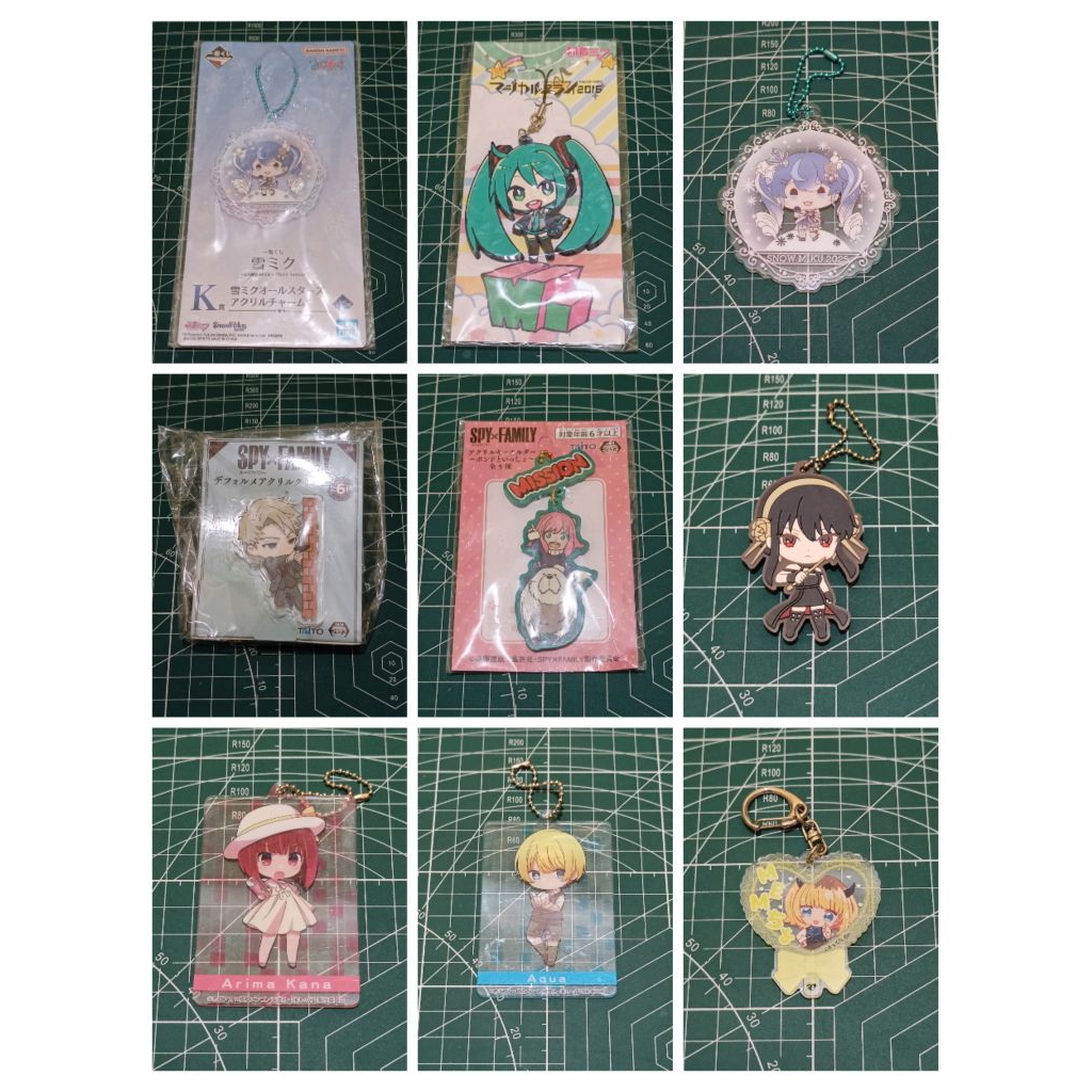 Serba Serbi Merchandise Official Vocaloid, SPY x FAMILY, Oshi no Ko | Hatsune Miku, Snow Miku, Anya 