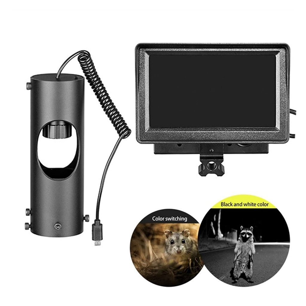 Night Vision Scope Kamera Inframerah LED IR 850nm Perangkat Penglihatan Malam Berburu Teleskop Perek
