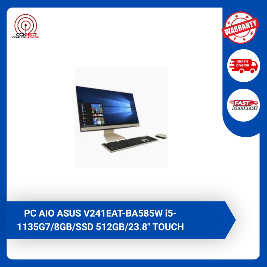 PC AIO ASUS V241EAT-BA585W i5-1135G7/8GB/SSD 512GB/23.8" TOUCH