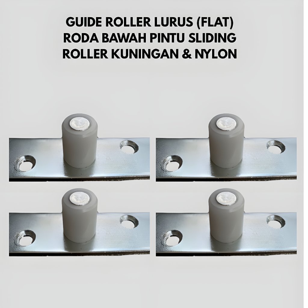 Roda Pintu Sliding Kuningan dan PVC