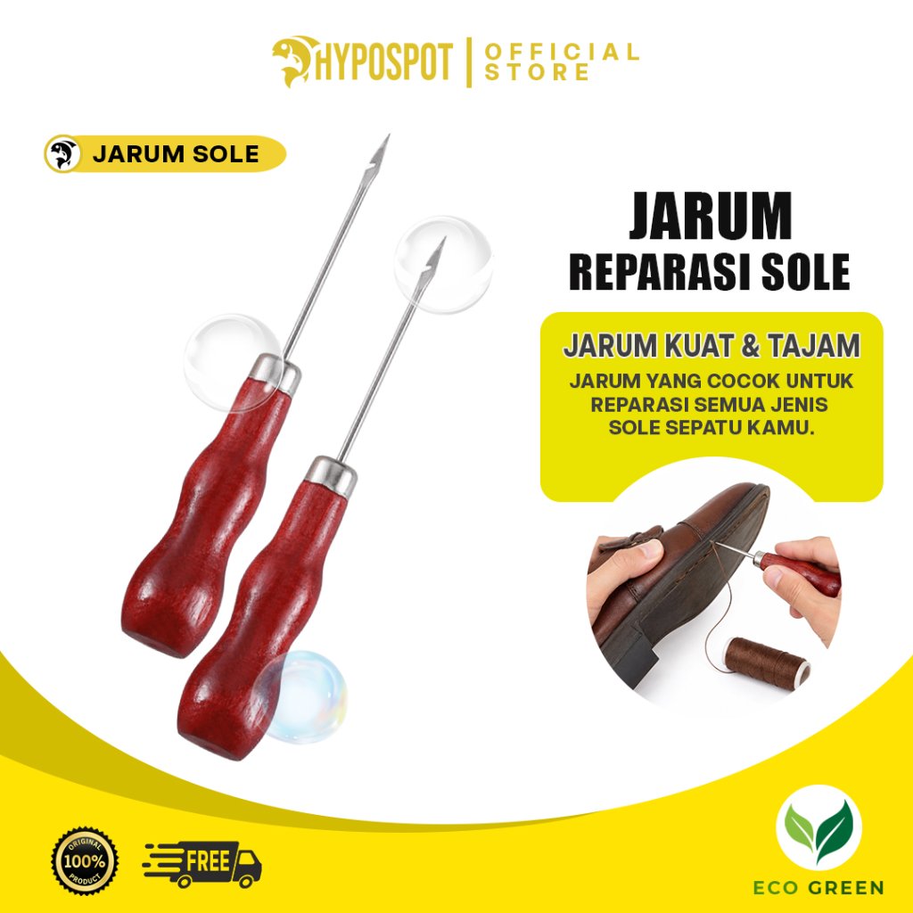 Hypospot Jarum Sol - Jarum Sol Kait Untuk Sol Sepatu - Jarum Sepatu