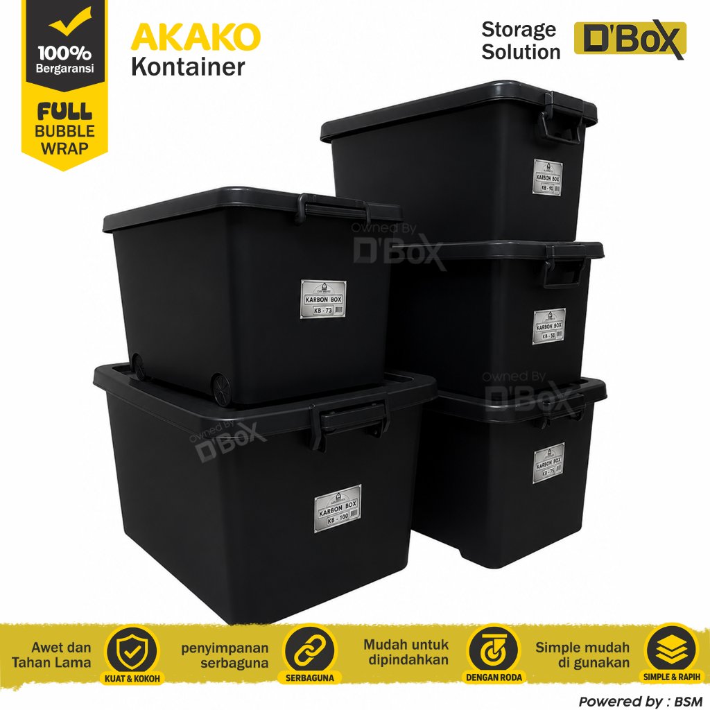 [COD] Box Container Plastik KB 100 80 70 50 40 21 12 Penyimpanan Serbaguna Murah 95 60 52 45 30 15 7