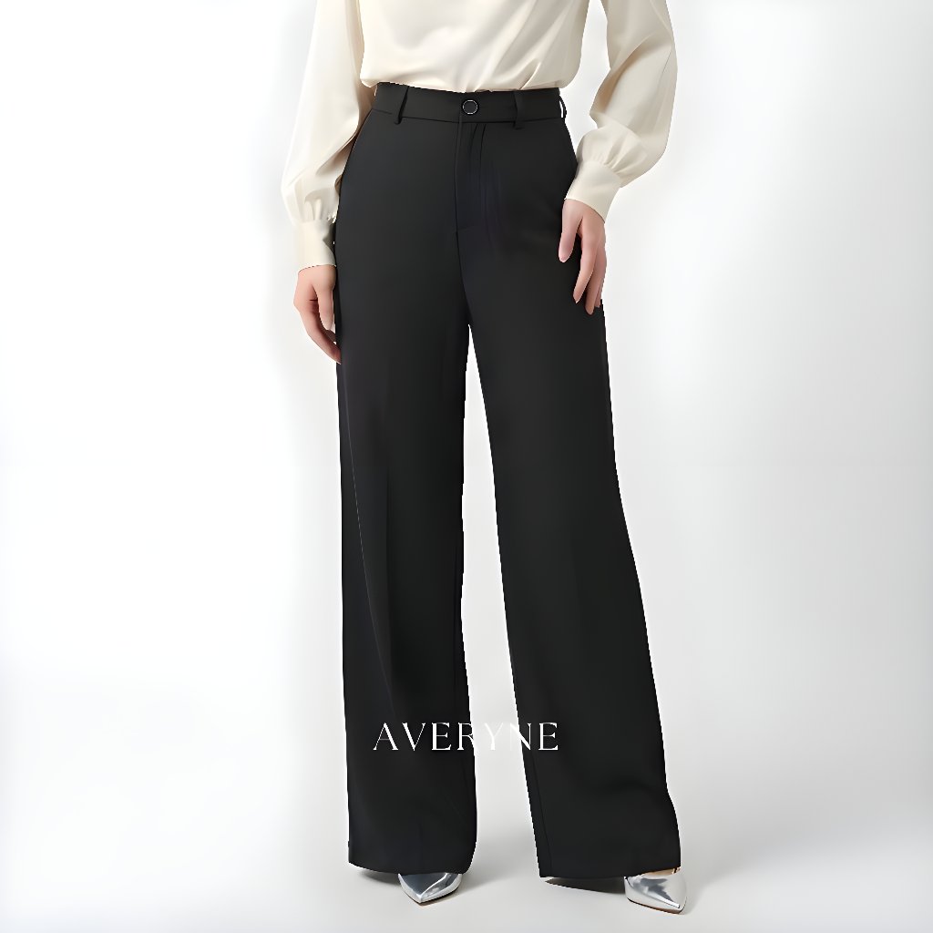 AVERYNE | CELINE PANTS | Celana Panjang Highwaist Wanita