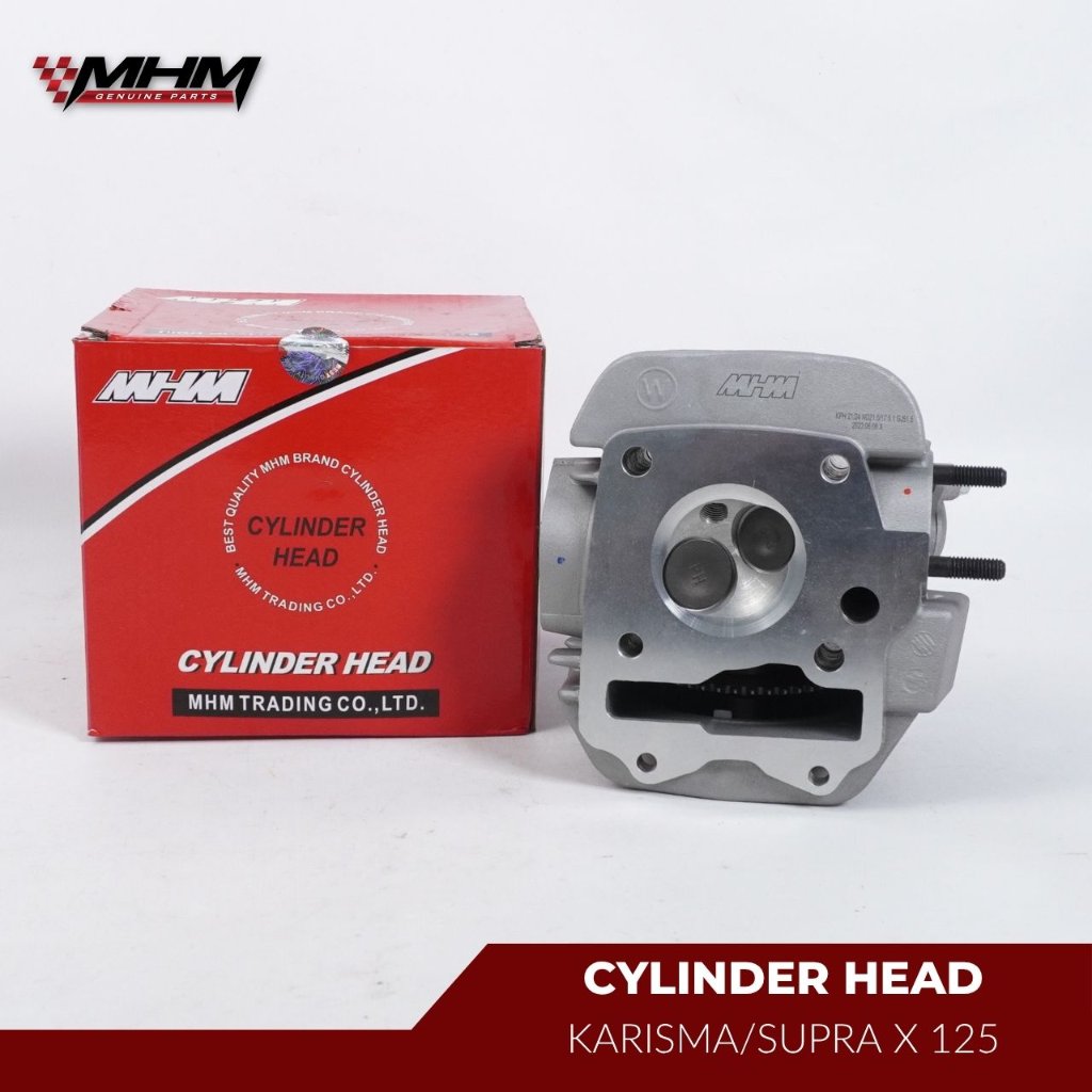 MHM Cylinder Head Assy Karisma / Supra X 125 | Deksel Komplit 12200-KPH-900 | Oem Quality