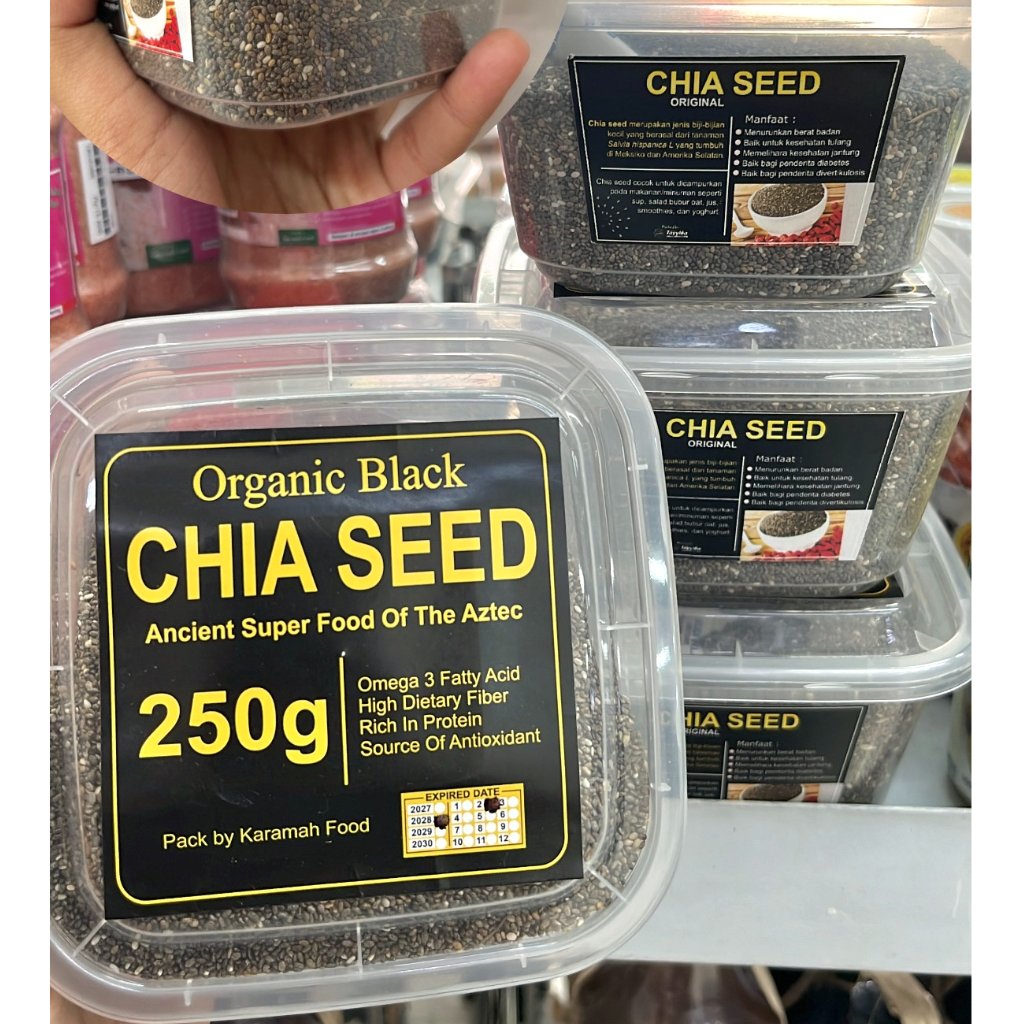CHIA SEED / BIJI CHIA / CHIA SEED 250 GR