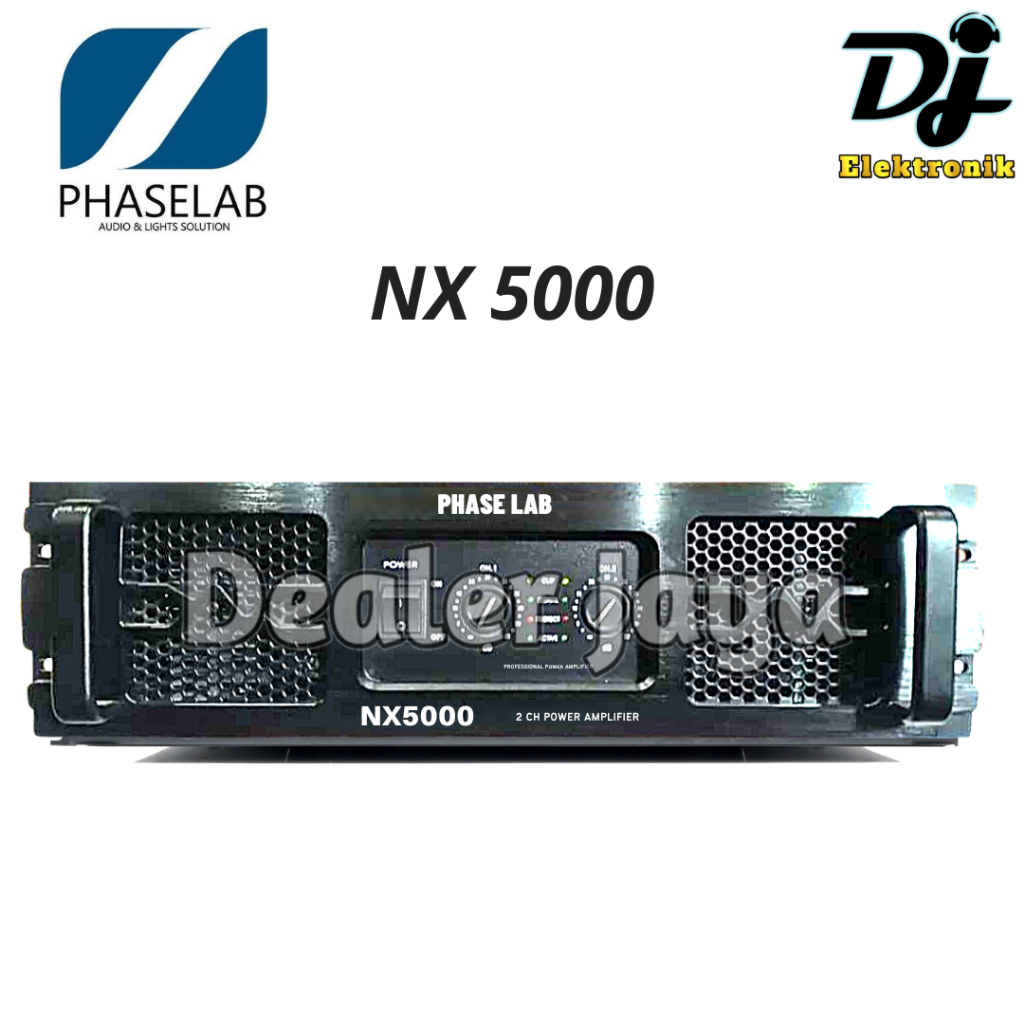 Power Ampli Phase Lab / Phaselab NX5000 / NX 5000 - 2 channel