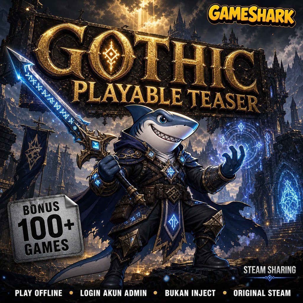 Gothic Playable Teaser Steam Sharing Game PC Original Digital Akses Offline Login Admin Bonus 100+ G