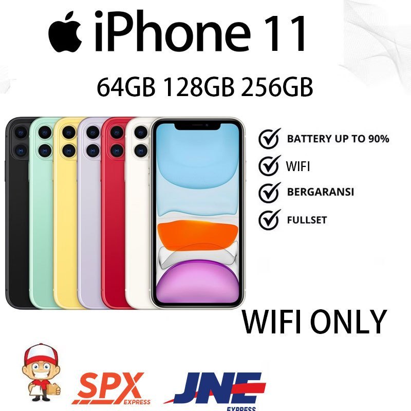 HPip 11IPHONE11 64GB/128GB SECOND FULLSET 100%mulus 3utools full green like new