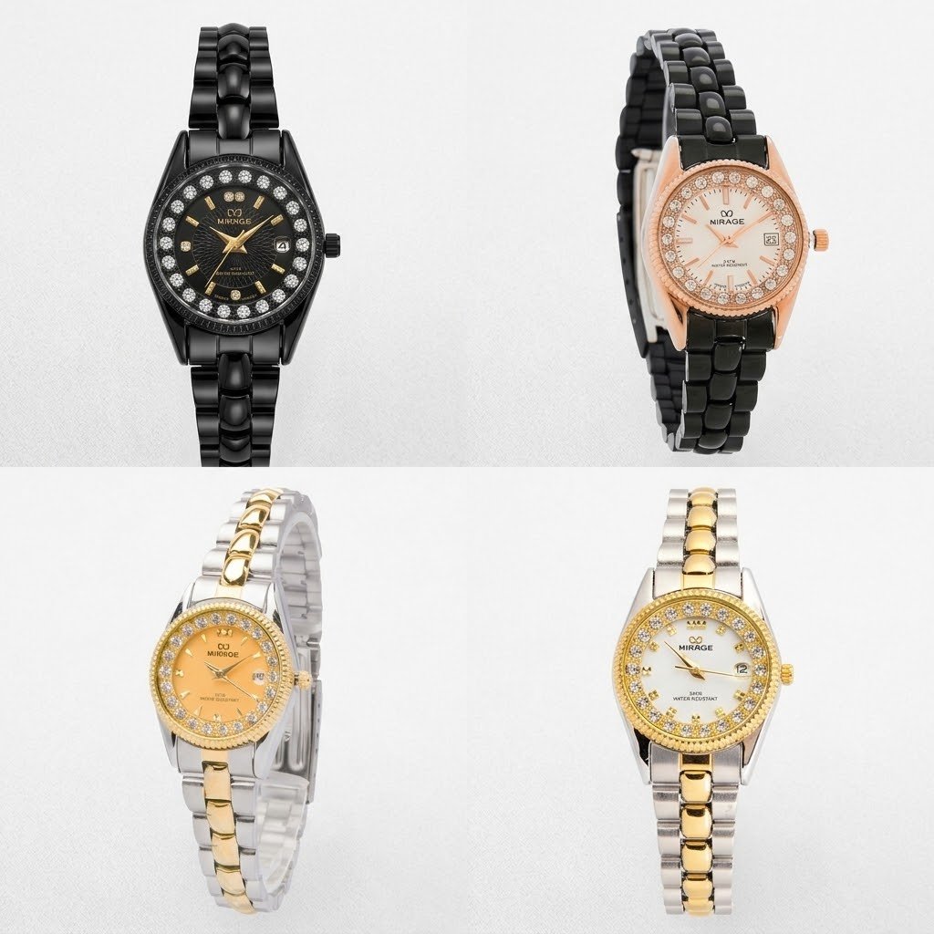 JAM TANGAN Wanita Mirage 1580 Original