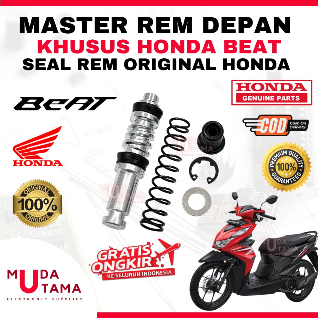 Seal Master Rem Depan HONDA BEAT Original - Master Rem Kit BEAT Original - Sil Master Rem Depan Moto