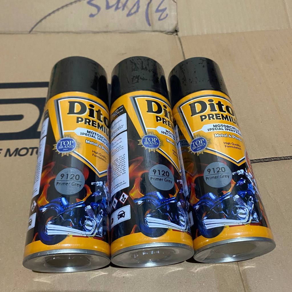 DITON PREMIUM  Primer Grey Epoxy Dasaran ( 9120 ) - Cat Semprot Body Motor & Mobil