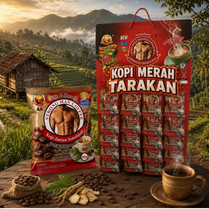 kopi renteng stronk semula jadi no satu 20 saset