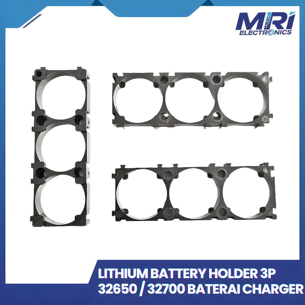 lithium battery holder 3P 32650 / 32700 Baterai Charger