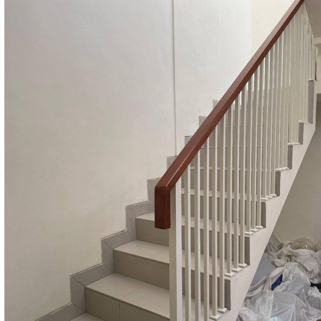 Railing Tangga Besi Minimalis Top Railing Kayu
