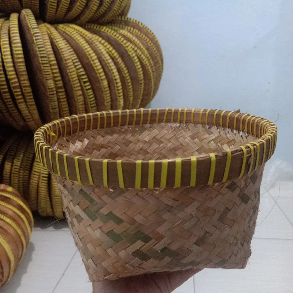 Tumbu Bambu Keranjang Bambu Tenggok Mini