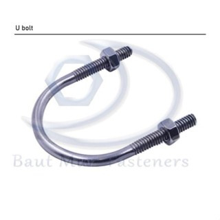 5" U bolt pipa 5 Inch clam pipa U bold galvanis