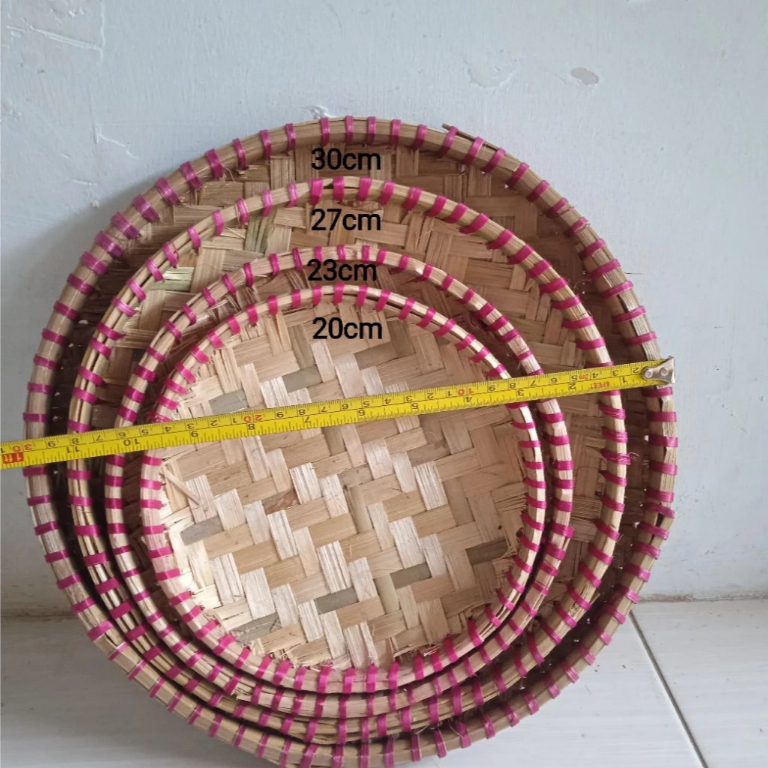 TAMPAH BAMBU MINI TAMBIR BAMBU TEMPAT TUMPENG