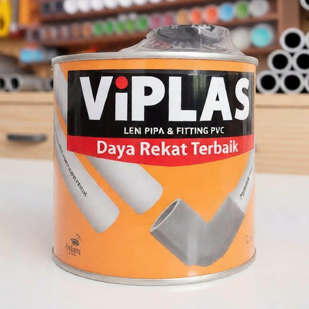 LEM PIPA PVC VIPLAS KALENG BESAR 360GR