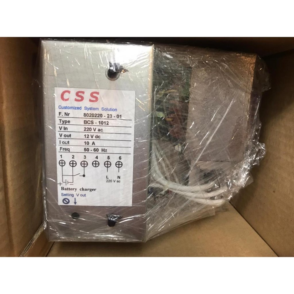 Battery Charger CSS BCS1012 BCS-1012 Input 220V Battery Charger CSS BCS1012 BCS-1012 Input 220V