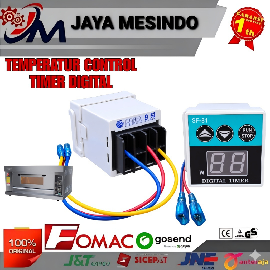 Timer Digital Oven Deck Gas TR-48 Sparepart Oven Gas Otomatis