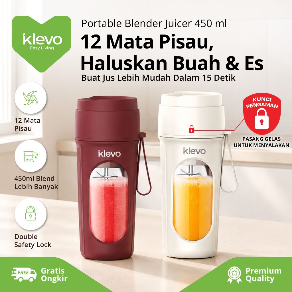 klevo Velina Blender Juicer Portable