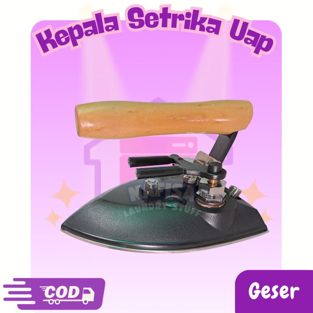Kepala Setrika Uap Geser 600H / Setrika Uap Laundry F-Strong
