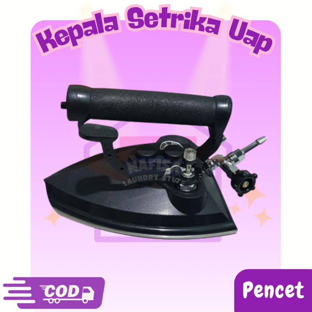 Kepala Setrika Uap Pencet 600H / Setrika Uap Laundry F-Strong