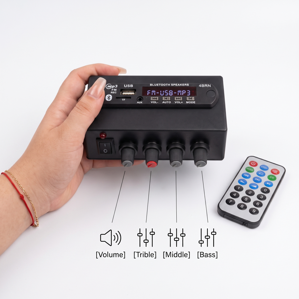 Ampli Mini Bluetooth USB 5v