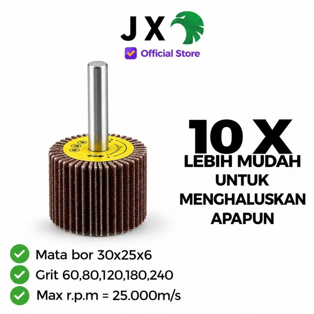 Mata Bor Amplas Penghalus Mini 30 × 25 × 6 MATA BOR