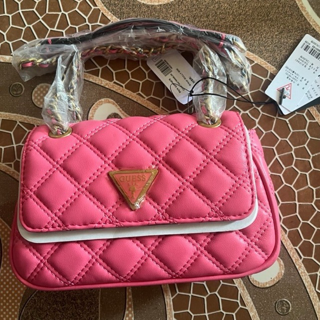 NEW ORIGINAL GUESS GIULLY MINI BAG PINK