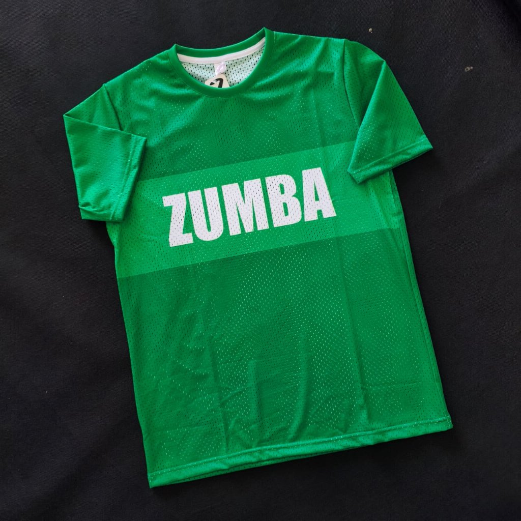 ZWEAR ATASAN ZUMBA MESH GROOVIN GREEN