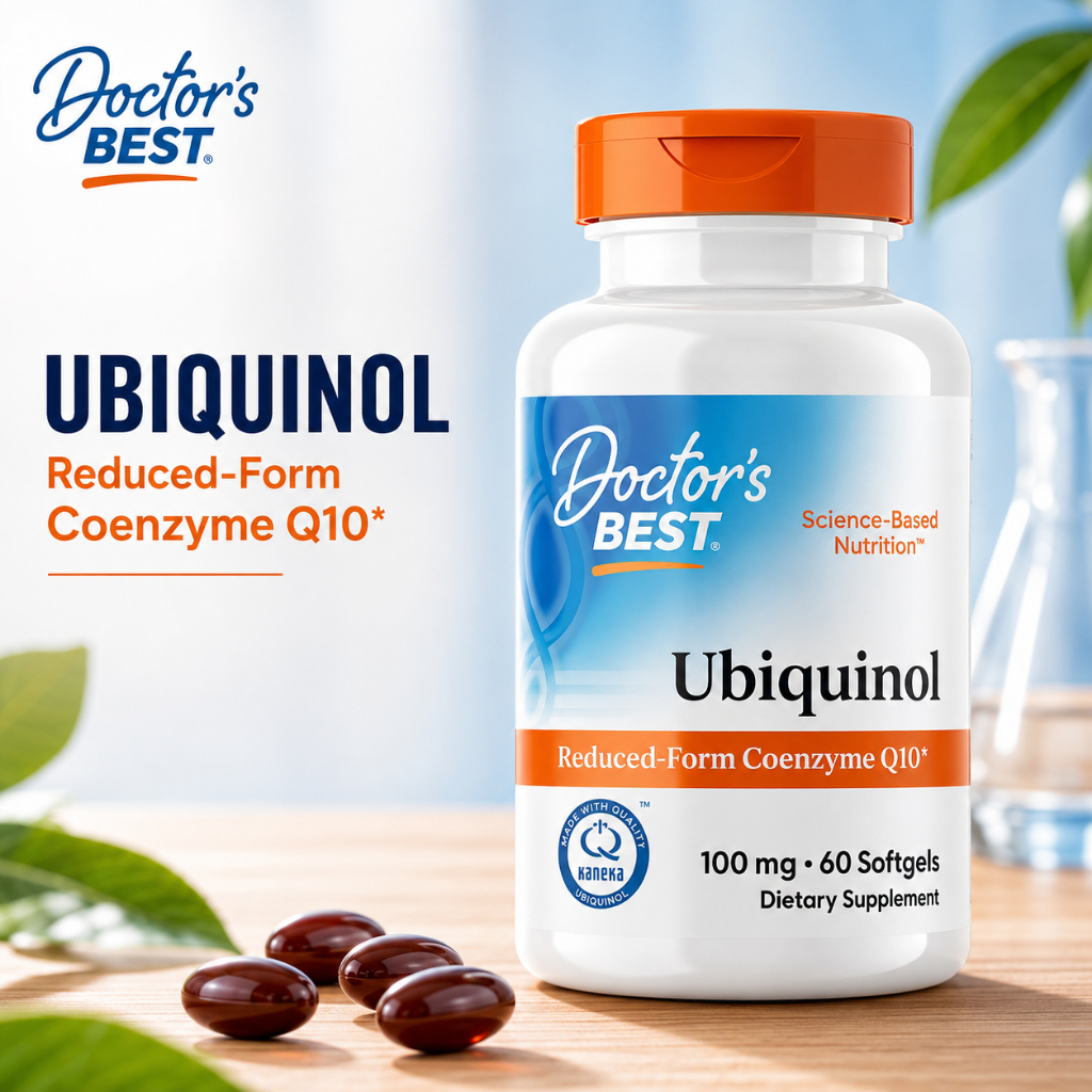 Doctor's Best Ubiquinol with Kaneka 100 mg 60 Softgels