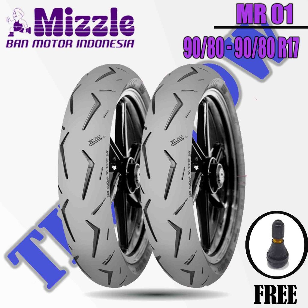 MIZZLE MR01 90/80 RING 17 BAN TUBELESS RACING SOFT COMPOUND