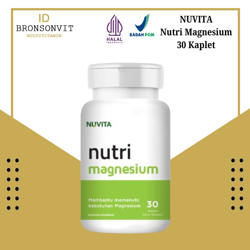 Nuvita Nutri Magnesium 30 Kaplet – Suplemen Magnesium