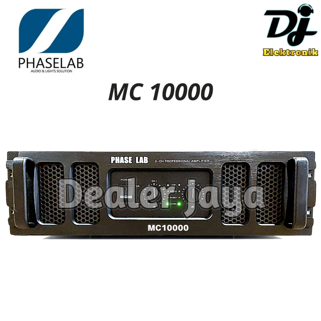 Power Ampli Phase Lab / Phaselab MC 10000 / MC10000 - 2 channel