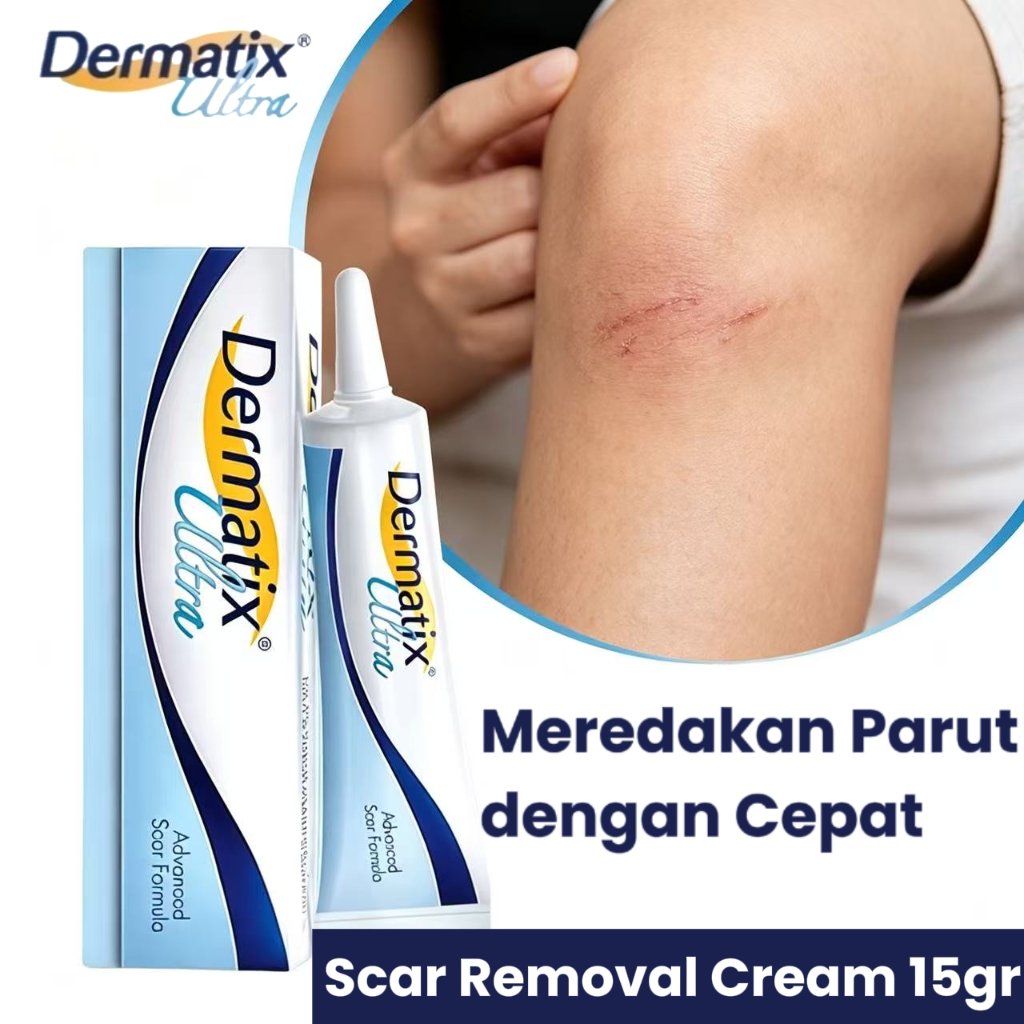 *ORI & EXP2028* Dermatix Ultra Scar Removal Cream 15gr  - Surgical Scars Effectively - Bekas Caesar 
