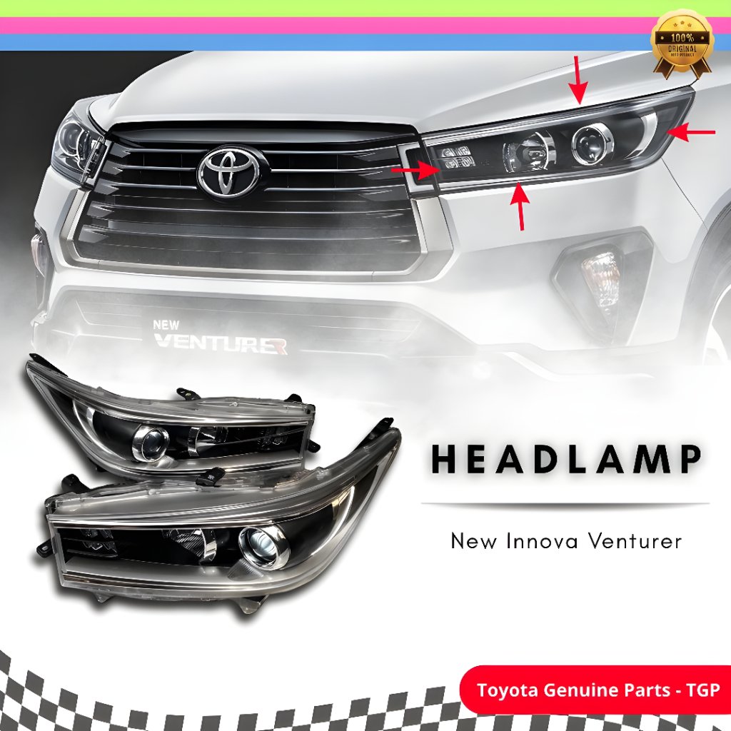Headlamp Lampu Besar Head Lamp Innova Reborn Venturer baru & Original