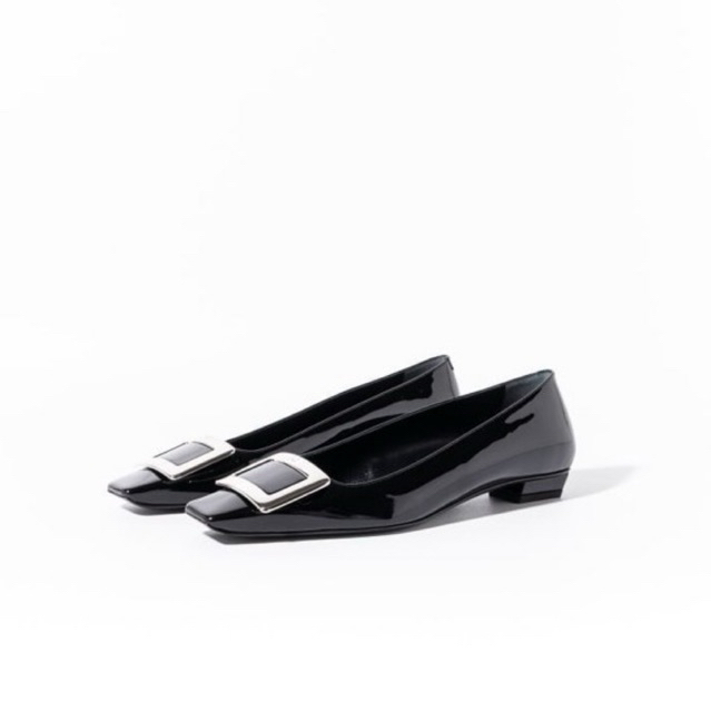 ROGER VIVIER Belle vivier ballerinas patent leather