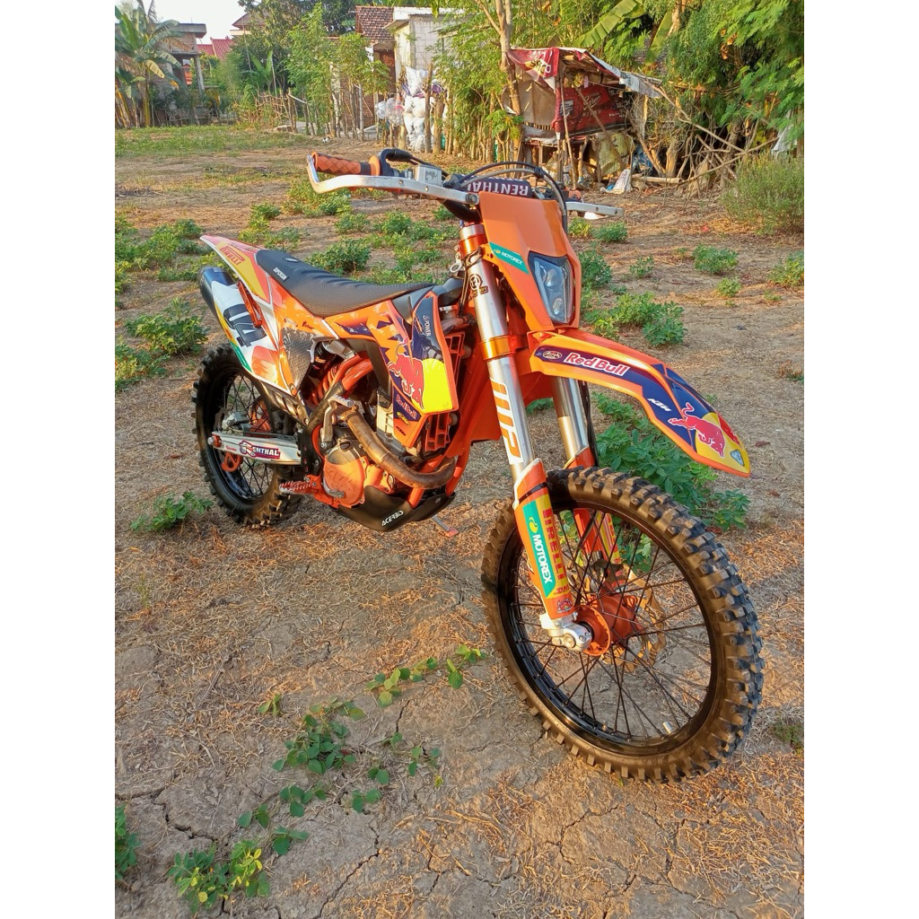 KTM 350 CC SIXDAYS 2014 KNALPOT FMF MESIN ORIGINAL