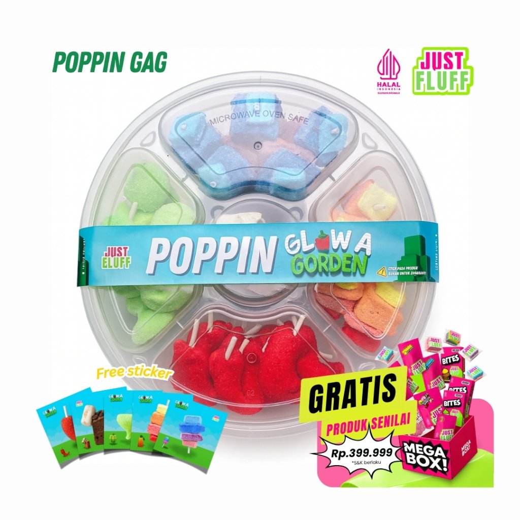 MARSHMALLOW POPPIN GLOW A GORDEN JUSTFLUFF [HALAL]