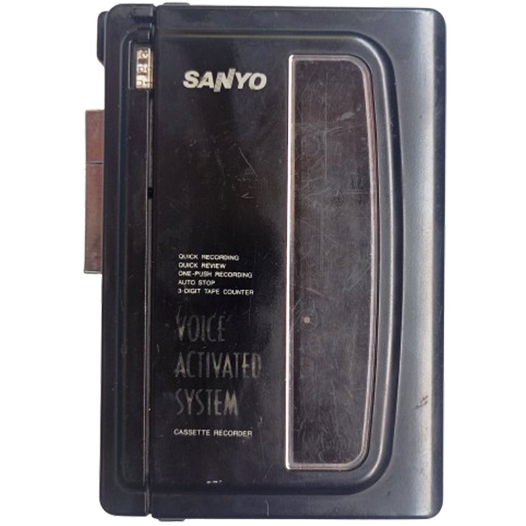 audio - WALKMAN SANYO M-1118 MONO RECORDER CASSETTE PLAYER - pemutar kaset pita dan rekam
