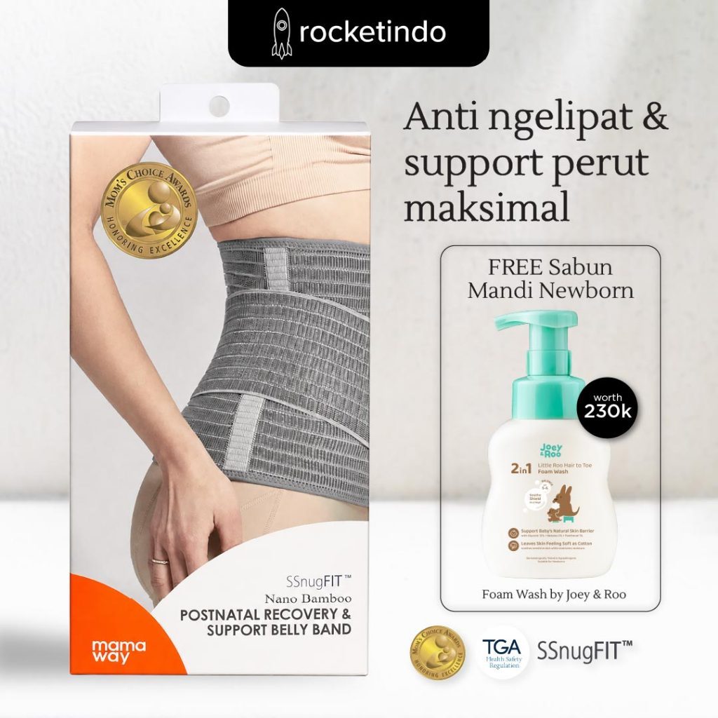 Mamaway | Korset Pelangsing Pasca Melahirkan Nano Bamboo