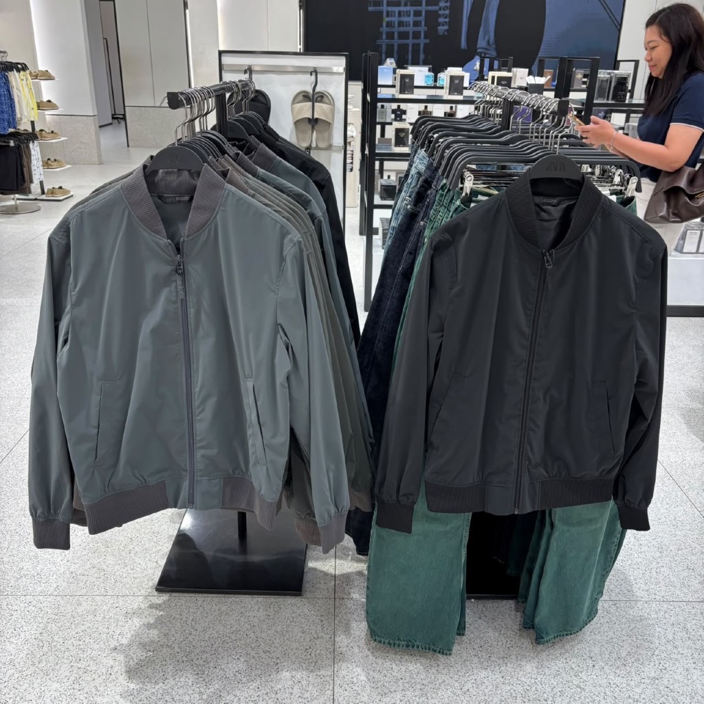 JASTIP. Jacket Zipper Bomber Zara (Man)