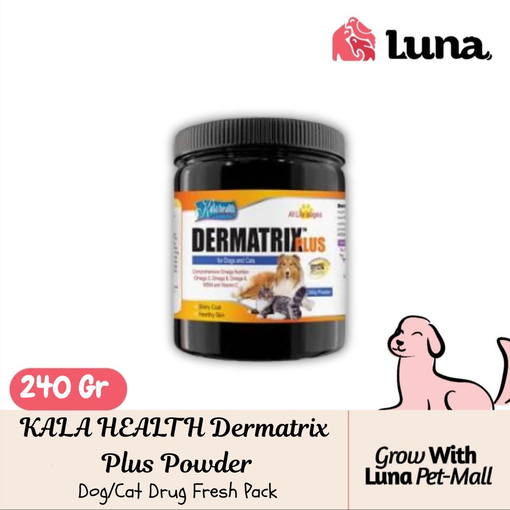 KALA HEALTH Dermatrix Plus Powder untuk Anjing dan Kucing 240 Gr