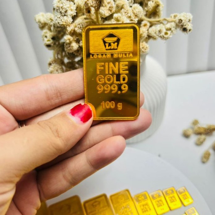 Replika Logam Mulia Seserahan Pernikahan 1 gram sd 100 gram