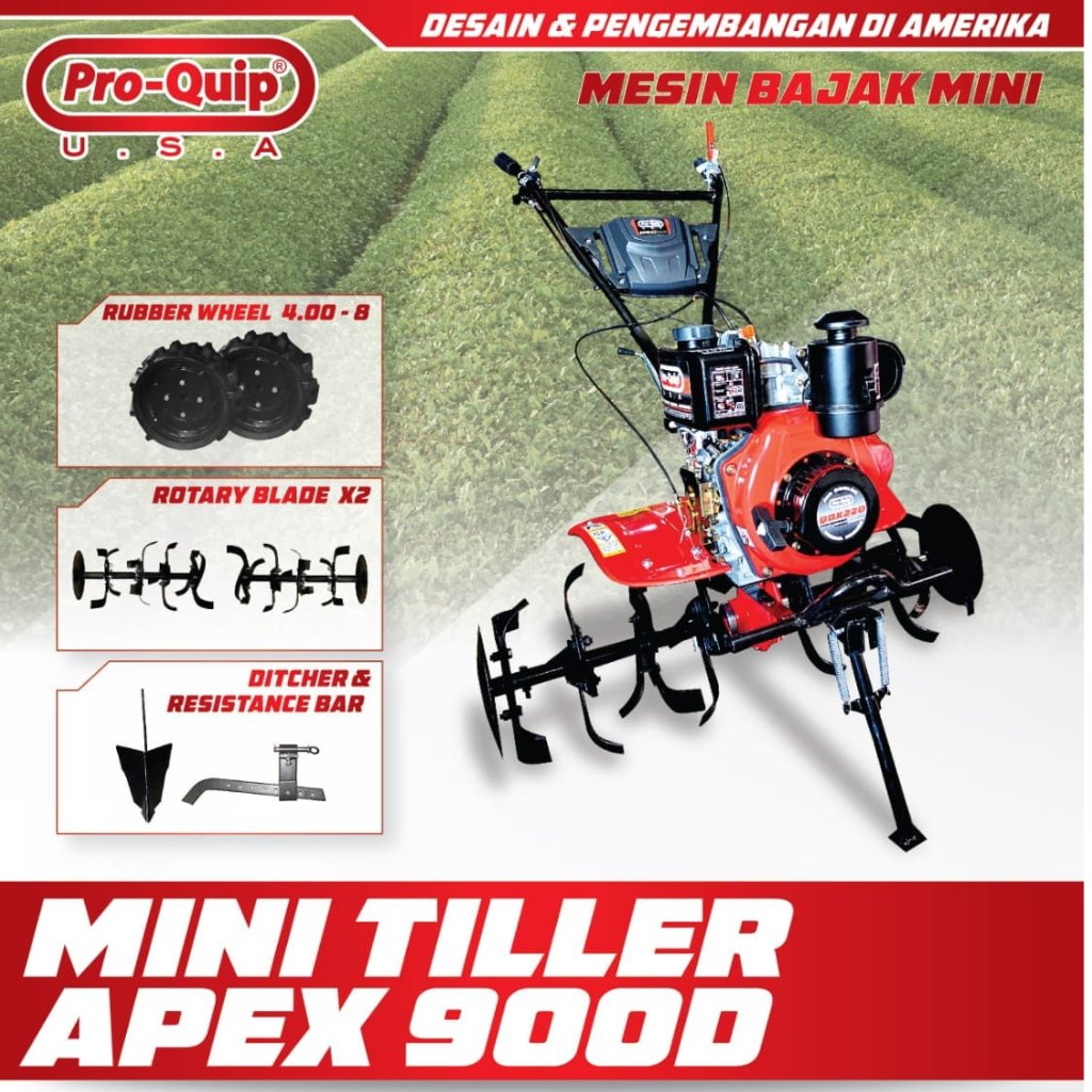Mini Tiller Cultivator APEX 900 D Proquip