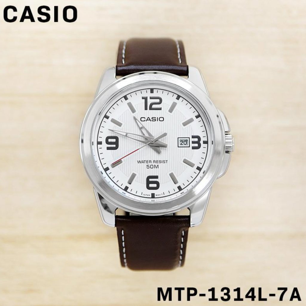 jam tangan analog pria Casio MTP-1314L-7A / Casio General MTP-V005D-2B4UDF