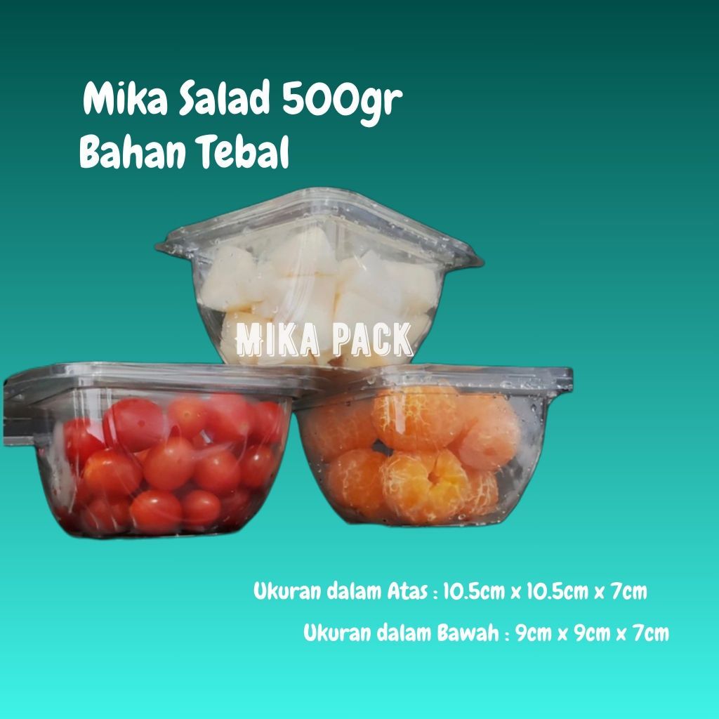 Mika Salad 500ml Mika Buah Potong MB100 (10pcs)