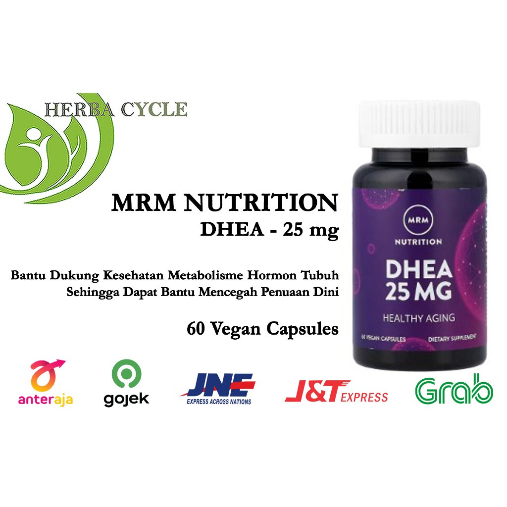 MRM Nutrition DHEA 25 mg ORI USA Keseimbangan Hormon